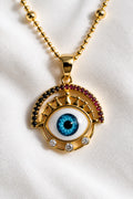 Rainbow ocean eye